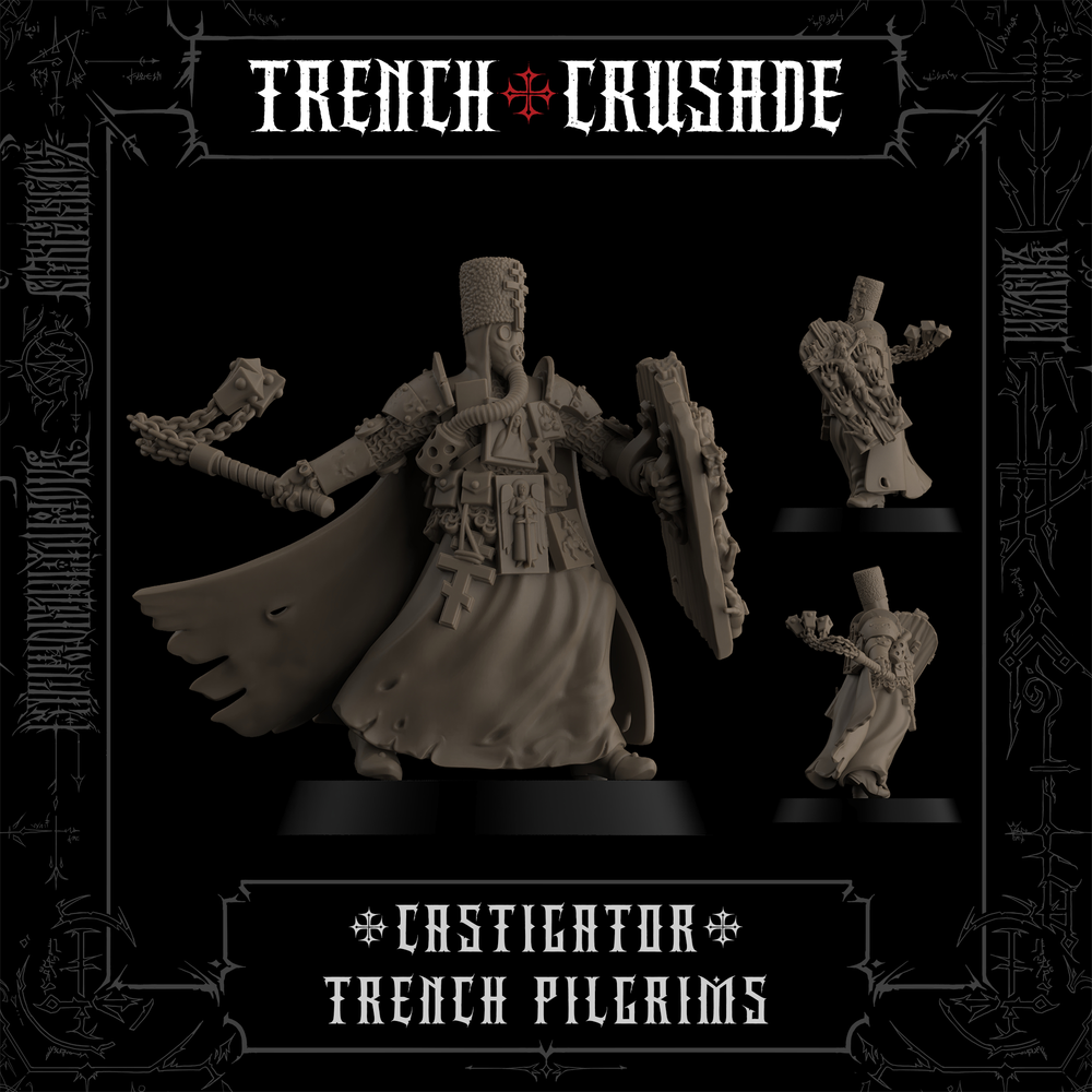 3D Printable Trench Crusade - Castigator - Trench Pilgrims by